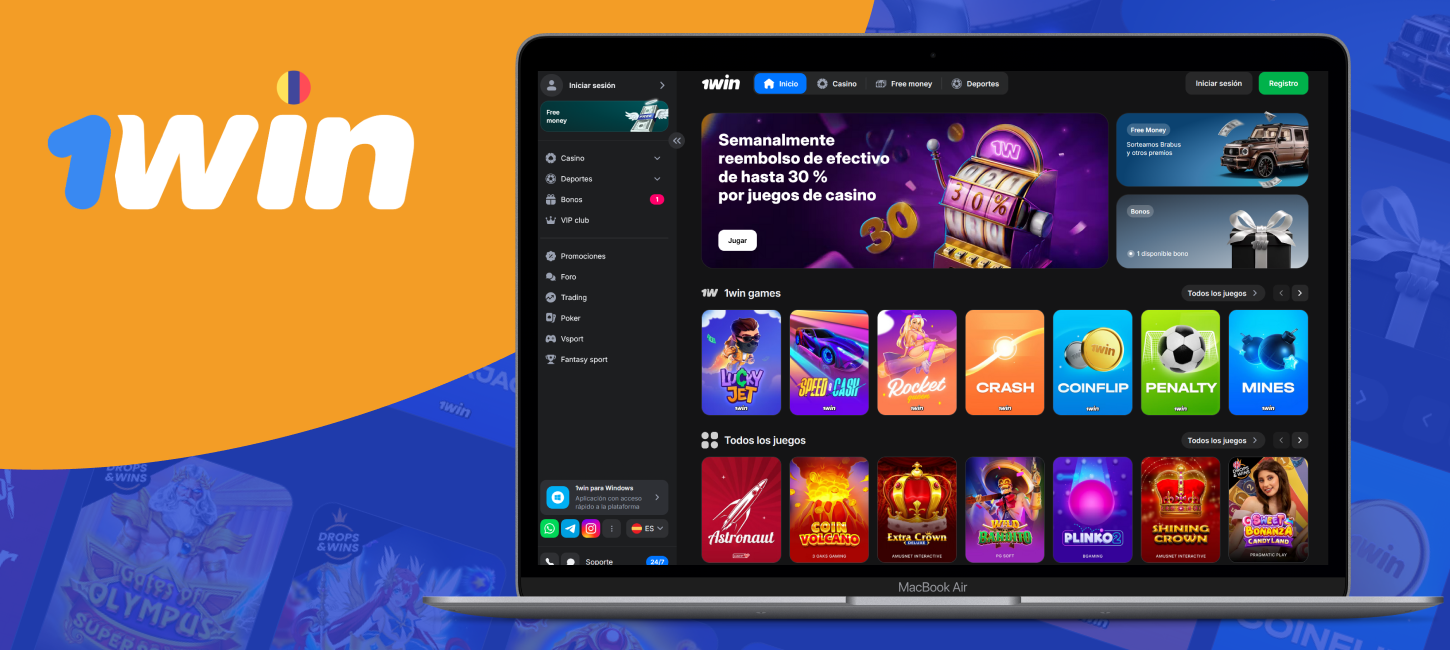 1Win Colombia para apuestas deportivas en línea