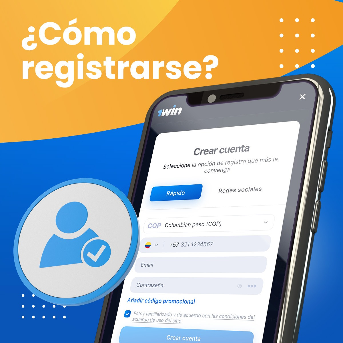 Guía paso a paso para registrarse en 1win